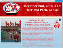 Tablet Screenshot of kcsantarun.com